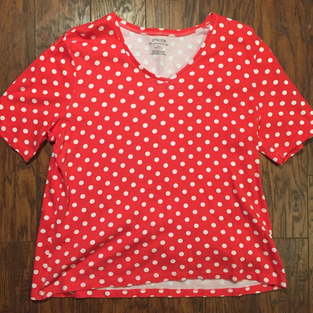 Chico’s Polka Dot Blouse